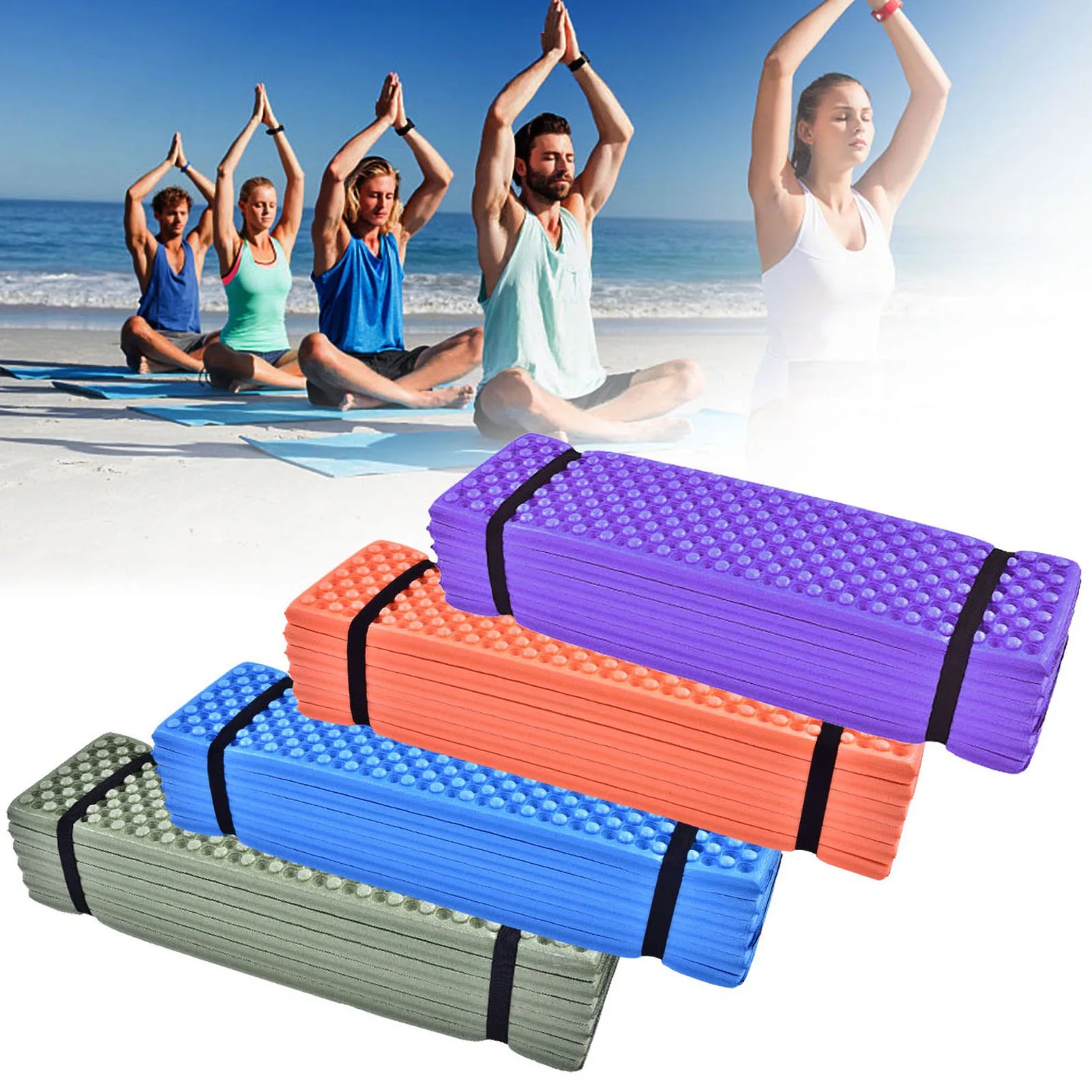 Outdoor Foam Camping Mat – Folding Waterproof Sleeping Pad